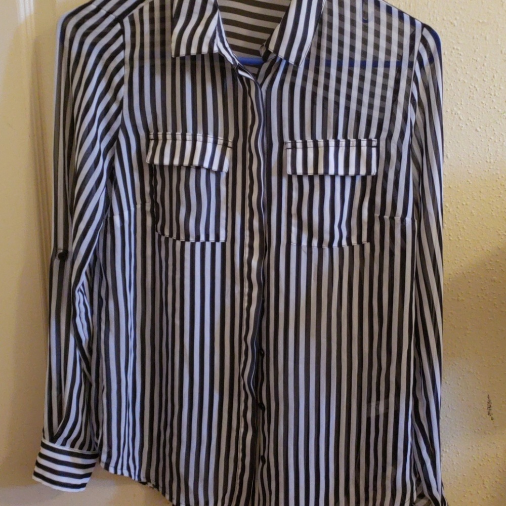 Stylish sheer long sleeve